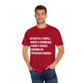 thumbnail image 4 of Humorous Getting Older Sarcastic Gag Sayings Gift Hilarious Senior Citizens Quote Men Women Unisex Garment-Dyed T-shirt, 4 of 4