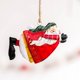 thumbnail image 1 of Adorno de Navidad de 7cm, colgante de Metal de Ángel y Papá Noel para árbol de Navidad, escaparate de ventana para el hogar, decoración de chimenea, 1 of 4