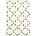 thumbnail image 2 of SAFAVIEH Montreal Lennart Geometric Quatrefoils Shag Area Rug, Ivory/Grey, 6'7" x 9'6", 2 of 5