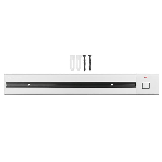 Yeacher Electrical Outlet Track Surface Mounted Power Outlet Track 60cm Aluminum Alloy Kitchen Sockets Track Wall Outlet Extension Sliding Rail Works with Movable Power Outlet
