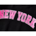 thumbnail image 6 of Serdomi Black New York Sweatshirt for Little & Big Girls - Cool Top Clothes Size 12/14, 6 of 7
