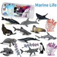 thumbnail image 4 of 12 Sets Of Colorful Simulation Poultry And Mini Ocean Animal Model Suit Model Ornaments, 4 of 5