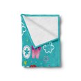 thumbnail image 2 of Dream Soft Flannel Fleece Throw Blanket, Slogan with Childish Colorful Typography and Funny Cloud Characters, Cozy Plush for Indoor and Outdoor Use, 70" x 90", Multicolor, by Ambesonne, 2 of 5
