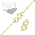 thumbnail image 4 of Alexcraft Double Opening Lobster Clasp, Gold Plated Necklace Clasps and Closures for Jewelry Making Bracelet Connector Bracelet Clip Necklace Shortener Clasp, 4 of 8