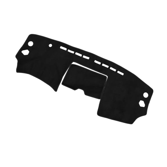 Unique Bargains Dashboard Dash Cover for Nissan-Rouge 2008-2013 Interior Dashboard Mat Black Suede Silicone