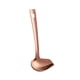 thumbnail image 1 of Cucharón para salsa y sopa Saucier Spoon, utensilio de cocina, pulido a espejo con pico vertedor rosa áurea, 1 of 9
