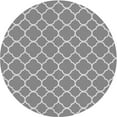 thumbnail image 1 of Ahgly Company Indoor Round Patterned Gray Cloud Gray Area Rugs, 6' Round, 1 of 6
