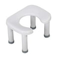 thumbnail image 3 of DOLITY Toilet Stool Easy Storage Squatting Potty Heavy Duty Portable Bathroom Stool White L, 3 of 9