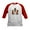 Red/White, variant on CafePress - G.I. Joe Cobra Commander Kids Baseball Tee - Kids Cotton Baseball Jersey, 3/4 Sleeve Shirt