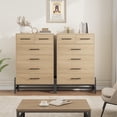thumbnail image 3 of AKDSteel Commode 4+2 pour Chambre, Commode de 46,6 Pouces de Haut, Grand Tiroir avec Rangement Autoportant, Coffre de Rangement en Bois pour Salon, Chambre, Entrée, 3 of 8