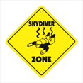 thumbnail image 1 of SignMission X-17-SKYDIVER 17 x 17 Po Zone Xing Panneau de Signalisation - Skydiver, 1 of 1