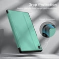 thumbnail image 6 of JETech Case for Samsung Galaxy Tab A8 10.5-Inch 2022 (SM-X200/X205/X207), Slim Folio Stand Protective Tablet Cover, Multi-Angle Viewing, Auto Wake/Sleep (Green), 6 of 6