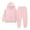 Pink#006, variant on LTTVQM Boys Girls Jogger Set - 2 Piece Basic Fleece Pullover Hoodie and Sweatpants Army Green 4-5 Years