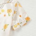 thumbnail image 5 of TOWED22 Girl Pajamas Silk Pjs Shirt Tops Shorts 2Piece Set Toddler Kids Little Girl Nightgown Gift,4-5 Y, 5 of 7
