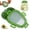 Green, variant on Cleangor Onion Saver with Snap-On Lid, Silicone Food Saver, Onion Storage Container Reusable, Vegetable and Fruit Storage Containers, Reusable Kitchen Gadget, Dishwasher Safe (1, Purple)