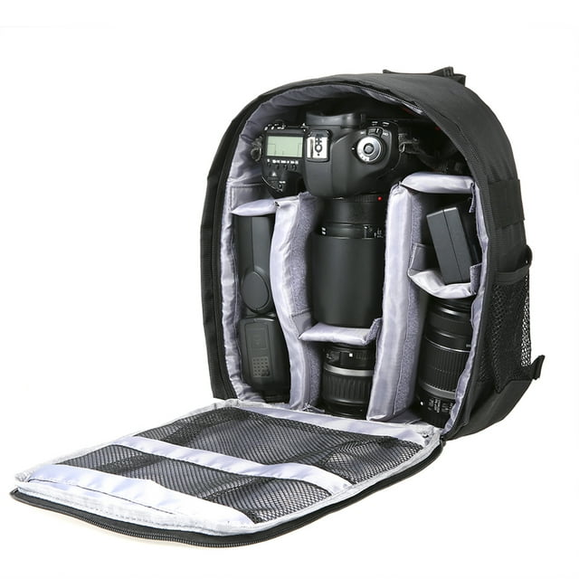 Camera Backpack Waterproof Camera Bag Camera Rucksack Outdoor Backpacks for Photographer, Adjustable Buckle DSLR Digital Camera Backpack, Zipper Pulls for Easy Access