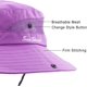 thumbnail image 3 of Gorro de pesca para mujer, protección UV, plegable, con borde ancho Levamdar  HMJM364-6, 3 of 7