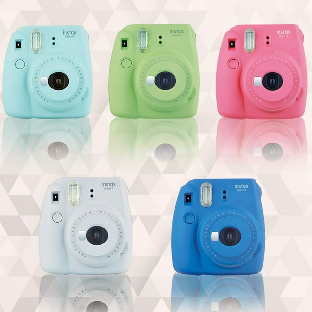 Fujifilm Instax Mini 9 Instant Film Camera Ice Blue Walmart Com Walmart Com