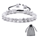 thumbnail image 1 of Pulsera Xtellar Blanca Piedra Ajustable Yoga Espiritual 24 Cm, 1 of 4