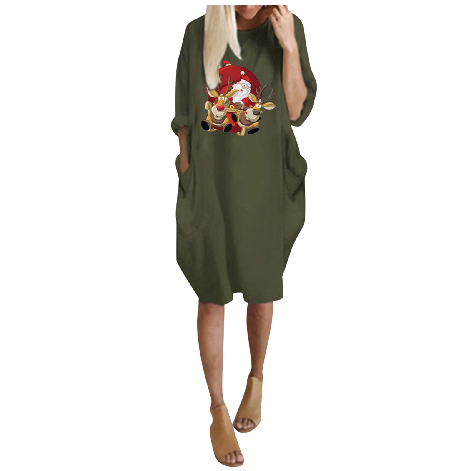 Women Summer Fall Christmas Dress 