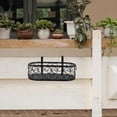 thumbnail image 4 of Miangastore Balcony Railing Hanging Flower Pot Rack Metal Plant Holder For Outdoor Elegant Rack For Patio Decorative Hanging Flowerpot Holder, 4 of 8