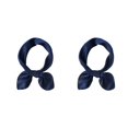thumbnail image 2 of Minnieouse Bufandas De Cuello Elegantes Y Ligeras Para Mujer Manténgase A La Moda Bufanda Sin Esfuerzo Para Mujer azul marino 70*70CM Azul marino 70*70CM 2Conjunto, 2 of 6