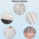 thumbnail image 5 of Tela de malla de poliéster de 78,7 x 63 pulgadas, gasa blanca, mosquitera sólida, tela transpirable, red de gasa de tul transparente, tela suave por yarda, 5 of 9