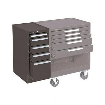 10408 Hang-On Cab. 5 Drawer Brown