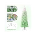 thumbnail image 2 of Qinaqin 7.5FT Snow-Flocked Slim Pencil Artificial Christmas Tree con Robusto Soporte Metálico Ideal para Hogar Oficina Apartment y Party cm de Alturaoliday Profundidadcor, 2 of 8