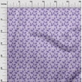 thumbnail image 3 of oneOone Popeline de Coton Violette Tissu Matière pour Robe Animal Tissu Imprimé Tissu au Mètre 42 Pouces de Large, 3 of 5