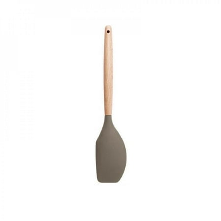 

Clearance!Wooden Handle Silicone Kitchenware Non-Stick Pan Silicone Kitchen Utensils Cooking Tools Kitchen Utensils H
