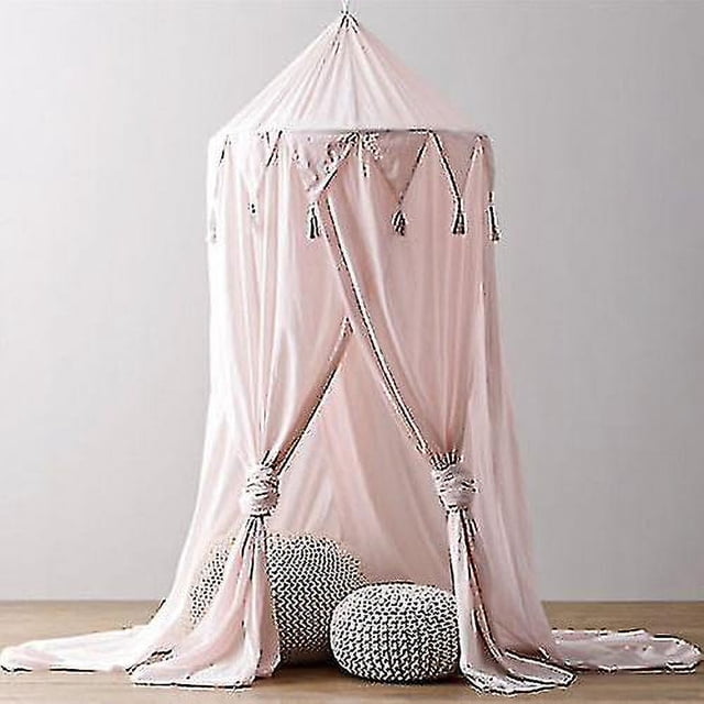 Small Children Bed Canopy Princess Tent For Kids Round Mosquito Net