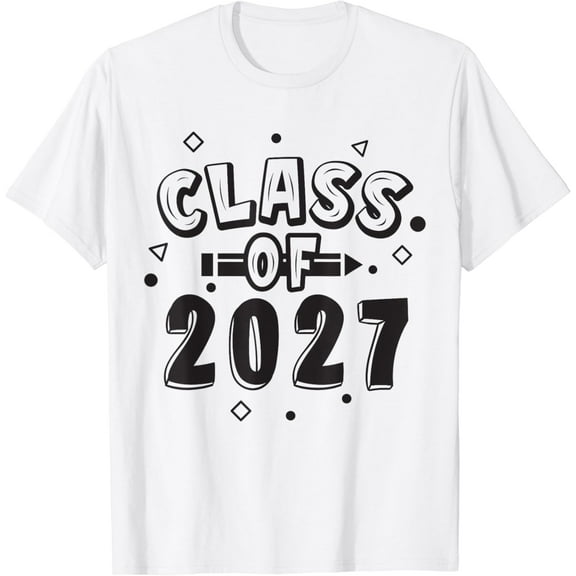 t-shirtClass of 2027 School Senior 2027 Graduation T-Shirt mens t shirt，white，women，funny，misfits，men，journey