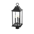 thumbnail image 2 of Elegant Lighting Shepard 8 X 23.5" Outdoor Post Light In Black, 2 of 7
