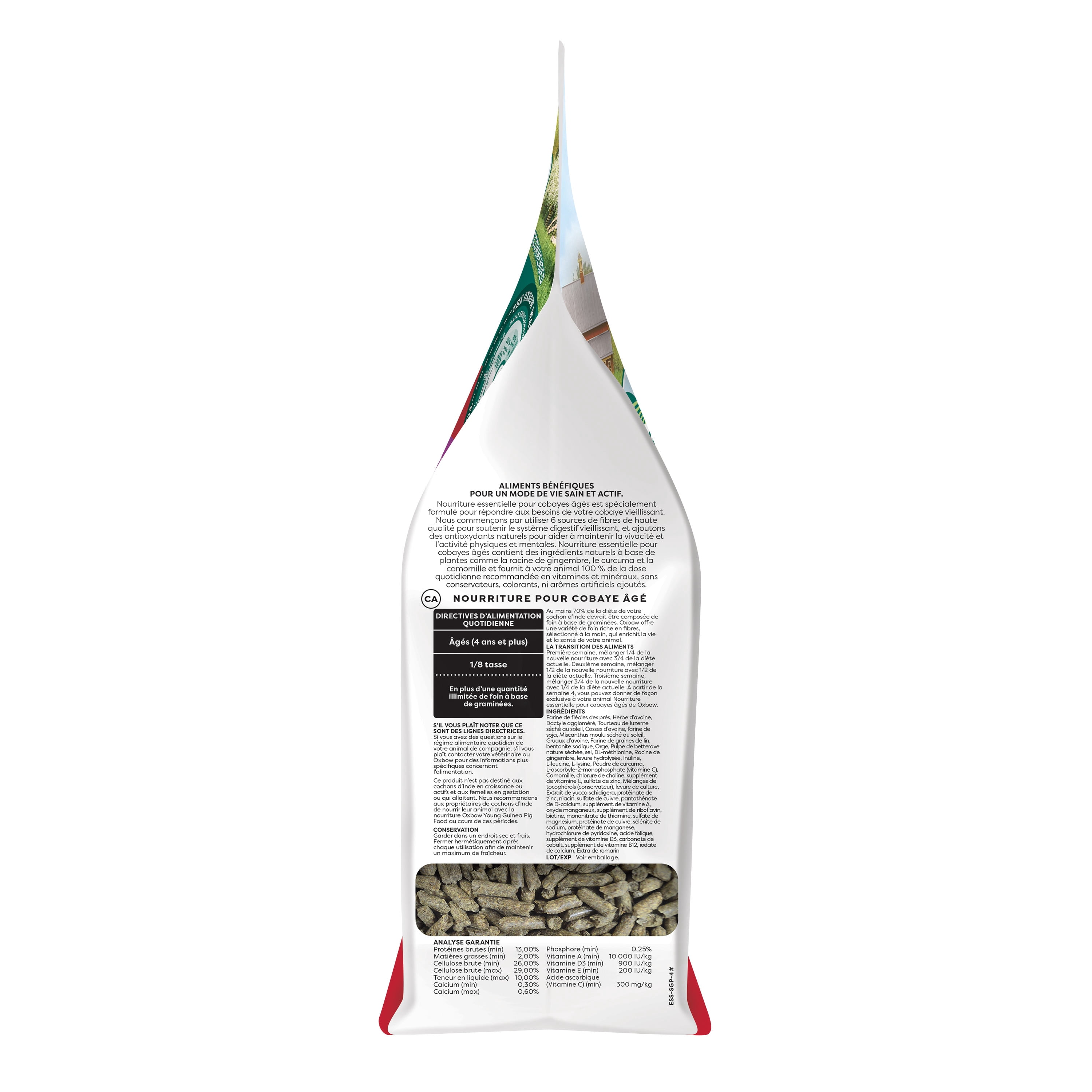 Oxbow Animal Health Essentials Senior Guinea Pig - Dry Pellet - 4 lb