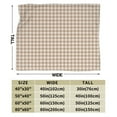 thumbnail image 4 of ZNDUO Lightweight Microfiber Bed Blanket, Vintage Scottish Houndstooth Plaid Pattern Super Soft Flannel Cozy Throw Blankets, 80"x60", 4 of 8