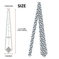 thumbnail image 2 of Fotbe Navy Blue Anchors Corbata Clásica para Hombre con Estampado – Corbata de Seda Jacquard Tejida, para Negocios, Bodas y Eventos Formales, 2 of 7