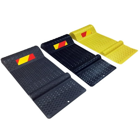 Guide Mats - Parking Mat Guide - Home Garage - Black, Gray, Yellow - Electriduct