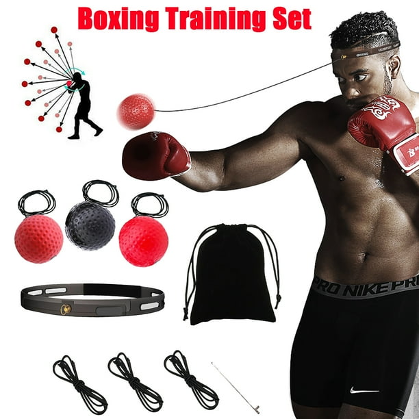 9 IN 1 Boxing Punching Exercise Fight Ball With Headband For Reflex