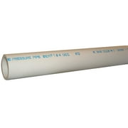 Charlotte Pipe PVC Schedule 40 Solid Pipe - 1 x 2 White