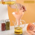 thumbnail image 4 of Limei 1 Set Oil Funnel Multifunctional 6-in-1 Detachable Filter Reusable Kitchen Funnel, 4 of 6