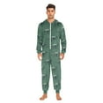 thumbnail image 5 of Adult Christmas Onesie Velociraptor Adult Zipper One-Piece Pajamas Unisex Pajamas with Pockets, 5 of 6