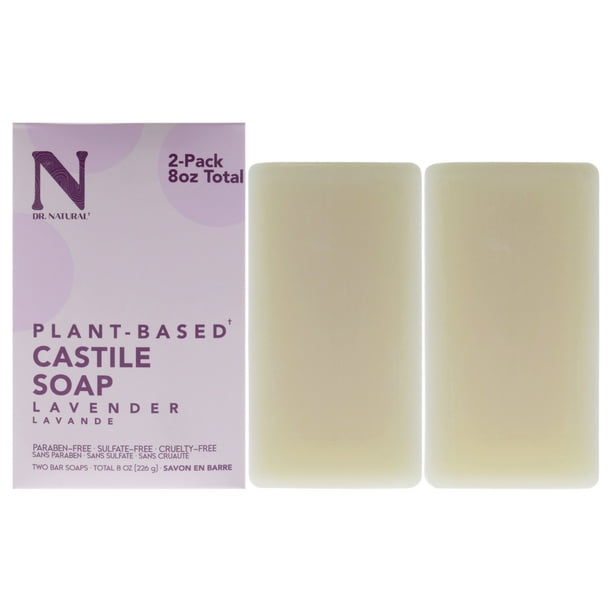 Jabón de barra de Castilla Dr. Natural Lavanda 2 x 8 oz