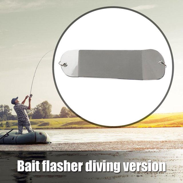 Trolling Pesca Buceo Flash Board Señuelo de pesca de salmón (galvanoplastia)