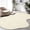 Beige, variant on Irregular Shape High & Low Pile, Hand-Tufted 100% Wool Soft Area Rug Carpet Ideal for Living Room, Bedroom and Home Decor – 4 x 6