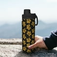 thumbnail image 7 of Fotbe Maple Leaves With Leopard Pattern 18 Oz Sports Insulated Kettle Vacuum Cup Stainless Steel Travel Mug Cup Thermal Flask,Insulated Kettle for Cycling Gym Basketball Outdoor, 7 of 7