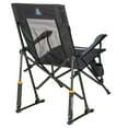 thumbnail image 6 of GCI Outdoor RoadTrip Rocker Foldable Rocking Camp Chair, Dark Charcoal, 6 of 9