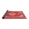 thumbnail image 2 of Ahgly Company Indoor Round Medallion Red Traditional Area Rugs, 3' Round, 2 of 4