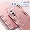 thumbnail image 3 of for Samsung Galaxy Z Fold 5 Magnetic Hinge Protection Case with S Pen Holder, Built-in Glass with Magnetic Stand All-Inclusive Fashion Business Matte Cover for Samsung Galaxy Z Fold 5 5G, Rosegold, 3 of 7