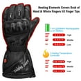 thumbnail image 5 of Heated Gloves Winter Snow Motorcycle Warm Waterproof Biker Gloves Fleece Windproof Rechargeable Heating Thermal Gloves, 5 of 11